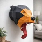 Papercraft tête d’ours malais en origami