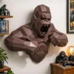 Kong borst papercraft, weergave 2