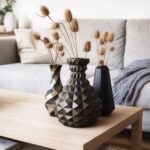 Papercraft vases à fleurs en origami