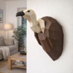 Papercraft avvoltoio in origami 3D