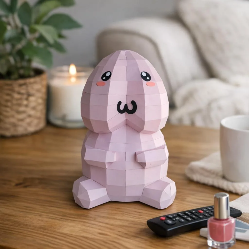 3D-Papercraft-Penis