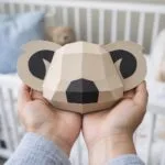 Petit koala en papercraft 3D - modèle PDF à imprimer pour enfants