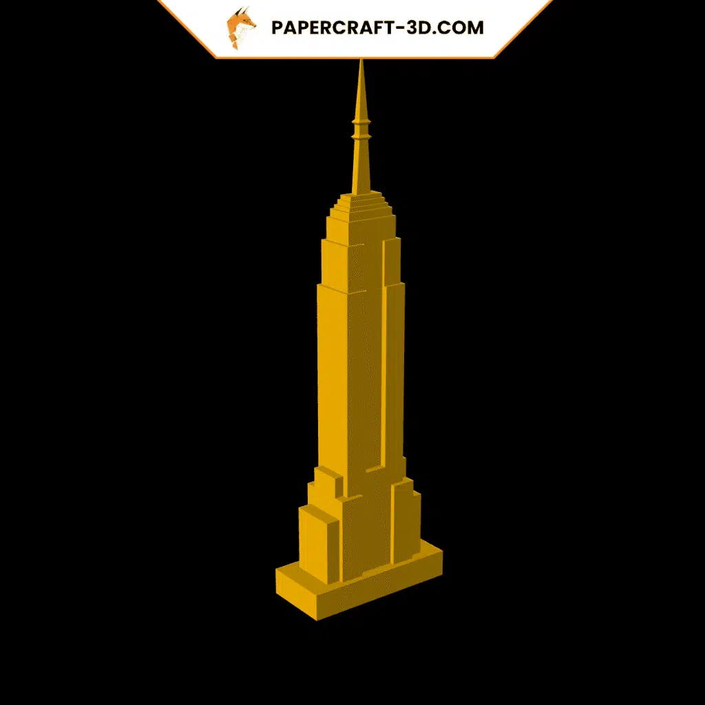 Empire State Building en papercraft 3D