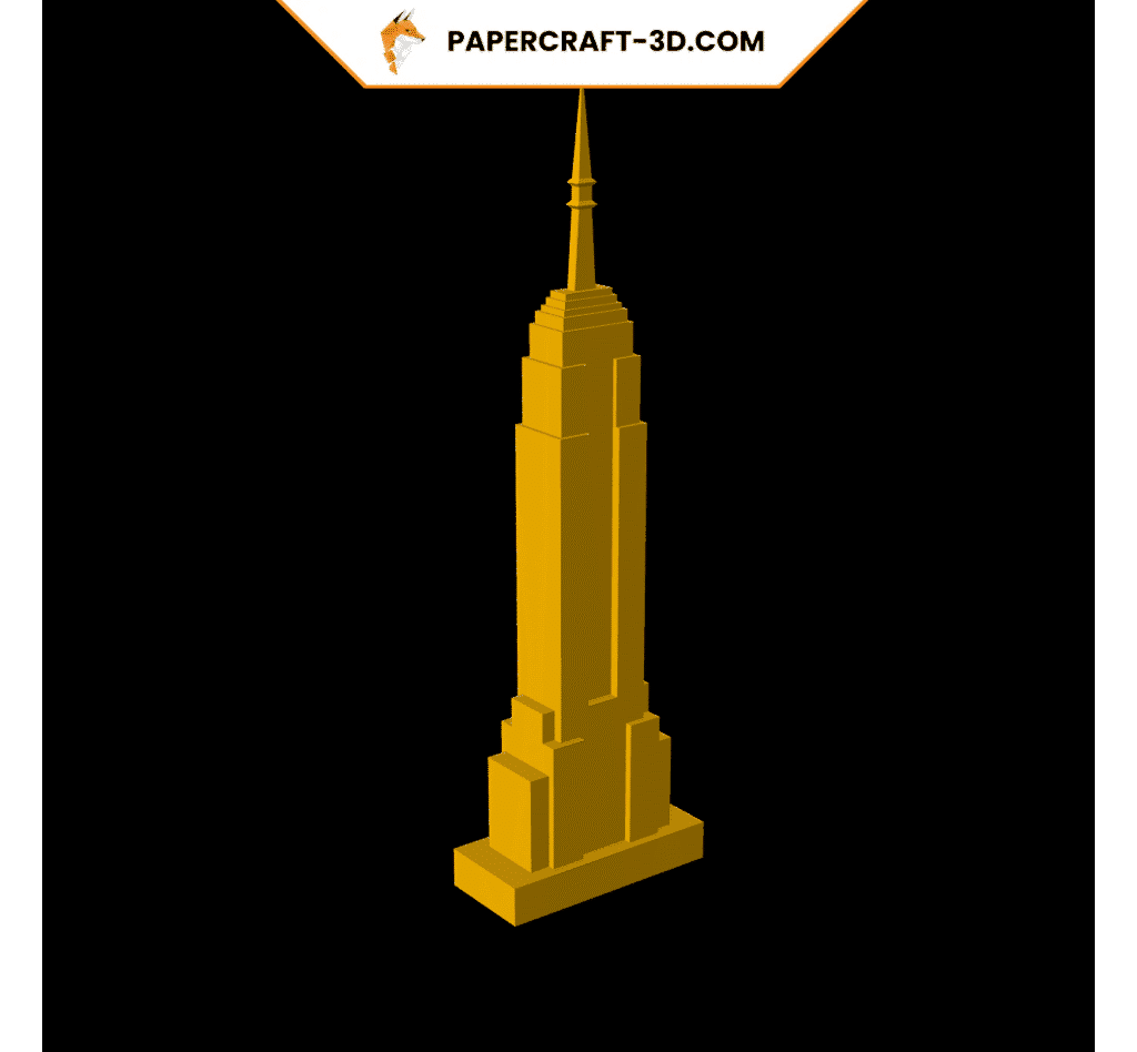 Empire State Building en papercraft 3D