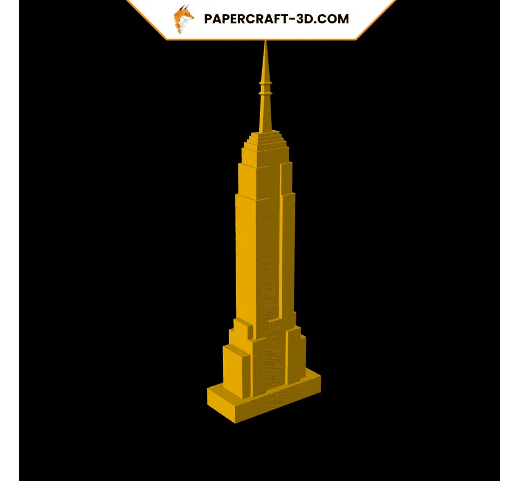 Empire State Building en papercraft 3D
