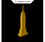 Empire State Building en papercraft 3D