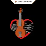 Violin in 3D Papercraft