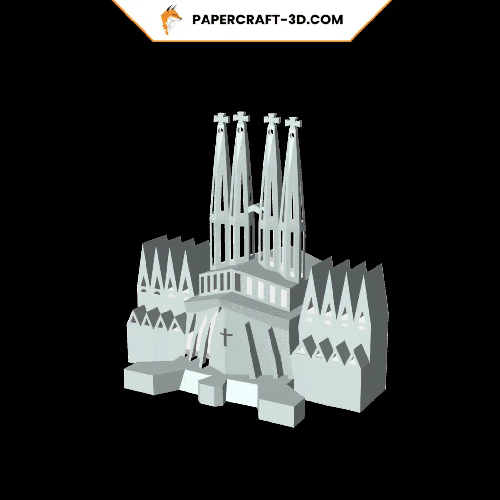 Sagrada Familia en Papercraft 3D