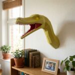 Raptor aus 3D-Papercraft