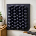 Scultura cubica in papercraft 3D