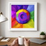 Quadro murale in papercraft 3D