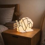 Schnecken-Nachtlicht aus 3D-Papercraft