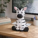 Zebra em papercraft 3D
