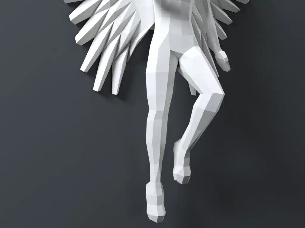 Angel papercraft PDF SVG