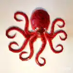 Papercraft Octopus in Origami 3D
