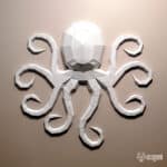Papercraft pieuvre origami 3D