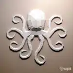Papercraft Octopus in Origami 3D