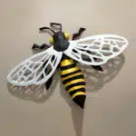 Papercraft d'abeille en origami 3D