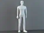 Maniquí masculino papercraft PDF SVG
