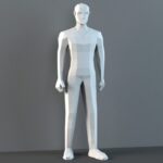 Man mannequin papercraft PDF SVG