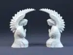 Querubín ángel papercraft PDF SVG