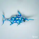 Papercraft Swordfish in Origami 3D
