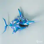 Papercraft Swordfish in Origami 3D