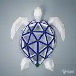 Papercraft Sea Turtle in Two Versions