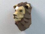 Lion Head Wall decor papercraft