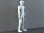 Maniquí masculino papercraft PDF SVG