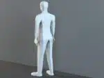 Maniquí masculino papercraft PDF SVG