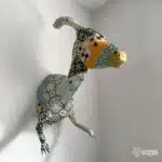 Papercraft Parasaurolophus-Dinosaurier in Origami 3D