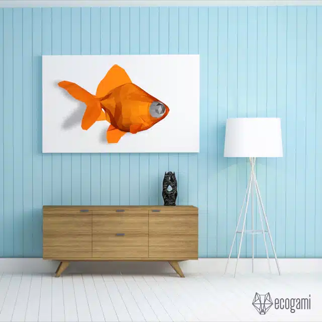 Goldfish papercraft 3D