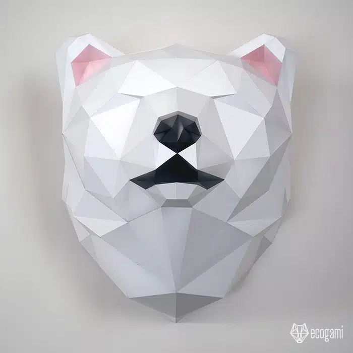 Papercraft Fish Skeleton in Origami 3D