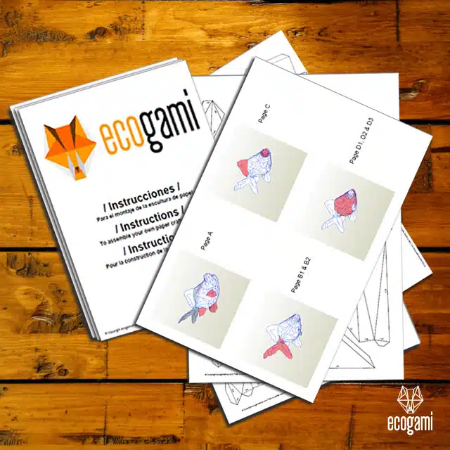 Goldfish papercraft 3D