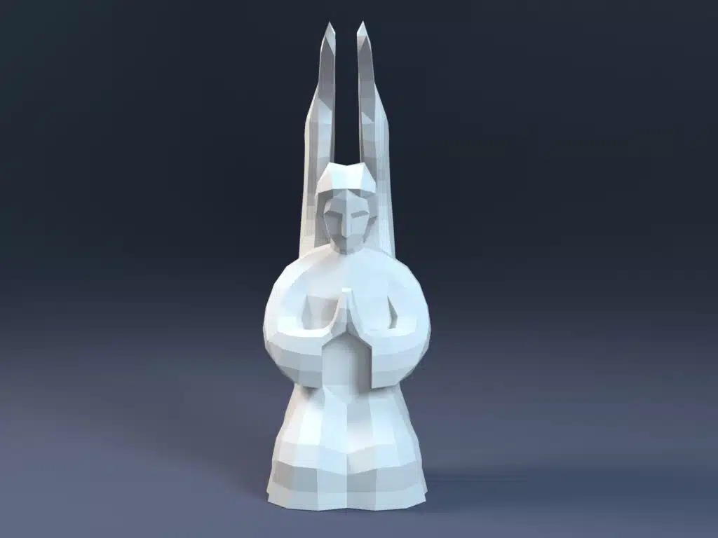 Querubín ángel papercraft PDF SVG