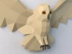Owl papercraft PDF SVG