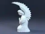 Querubín ángel papercraft PDF SVG