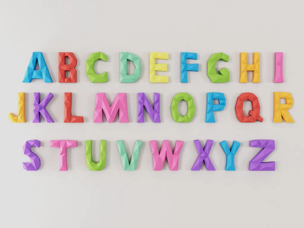 Alphabet PDF SVG, vue 3