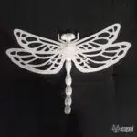 Papercraft de libellule en origami 3D