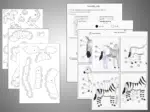 Zebra papercraft PDF SVG