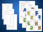 Alphabet PDF SVG, vue 5