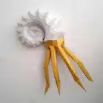 Papercraft Ammonit in origami 3D