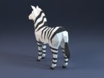 Zebra papercraft PDF SVG