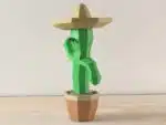 Kaktus papercraft PDF Vorlage
