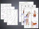 Horse papercraft PDF SVG, vue 3