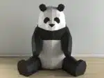 Panda papercraft PDF SVG, vue 2