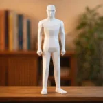 Maniquí masculino papercraft PDF SVG