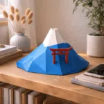 Mount Fuji in papercraft 3D