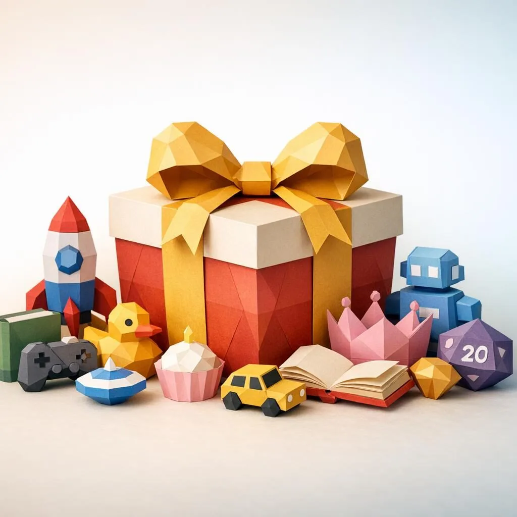 Cadeau papercraft : 20 idées originales par âge et par budget